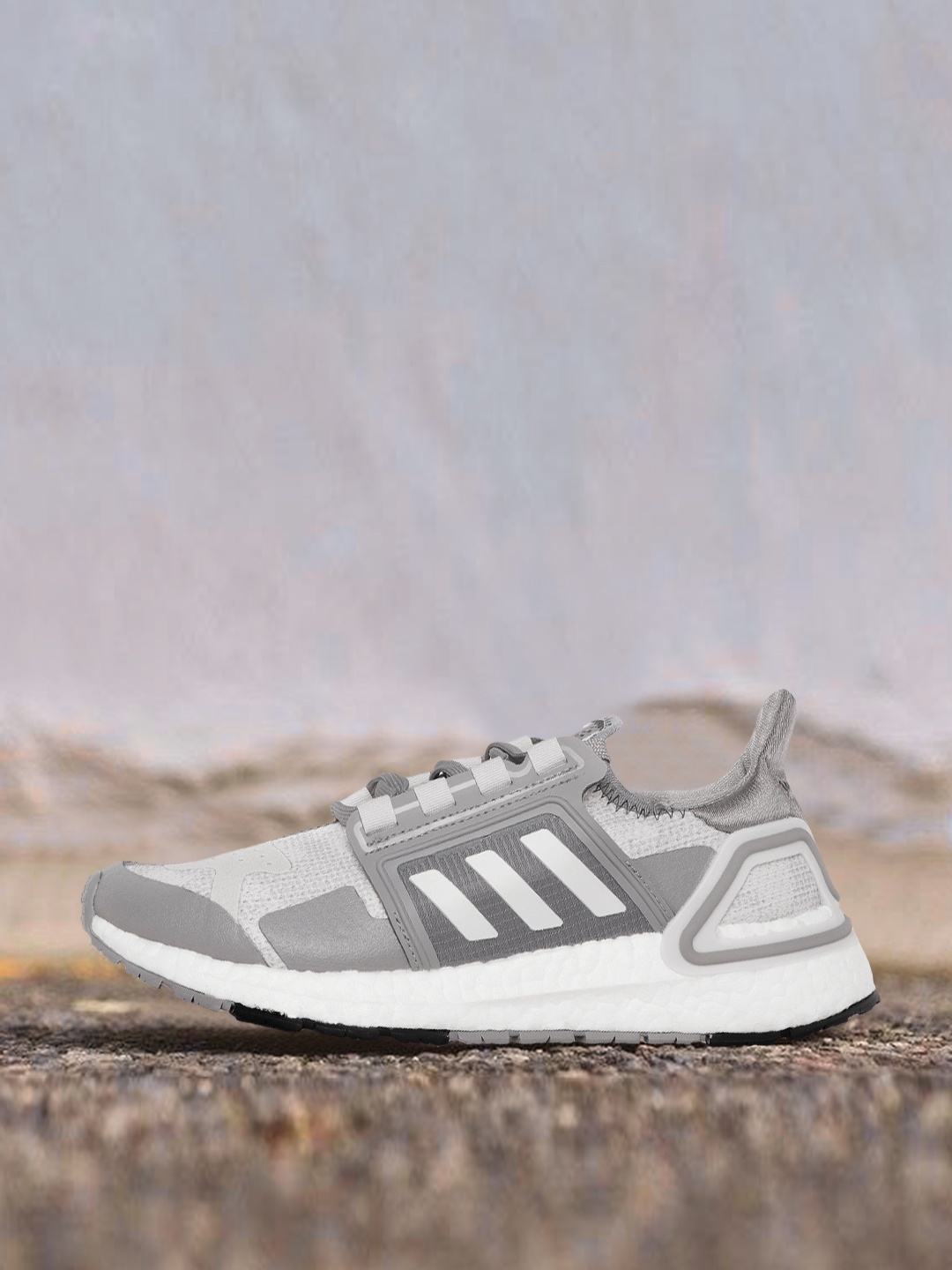 

ADIDAS Women Grey Woven Design Ultraboost DNA Exp Running Shoes