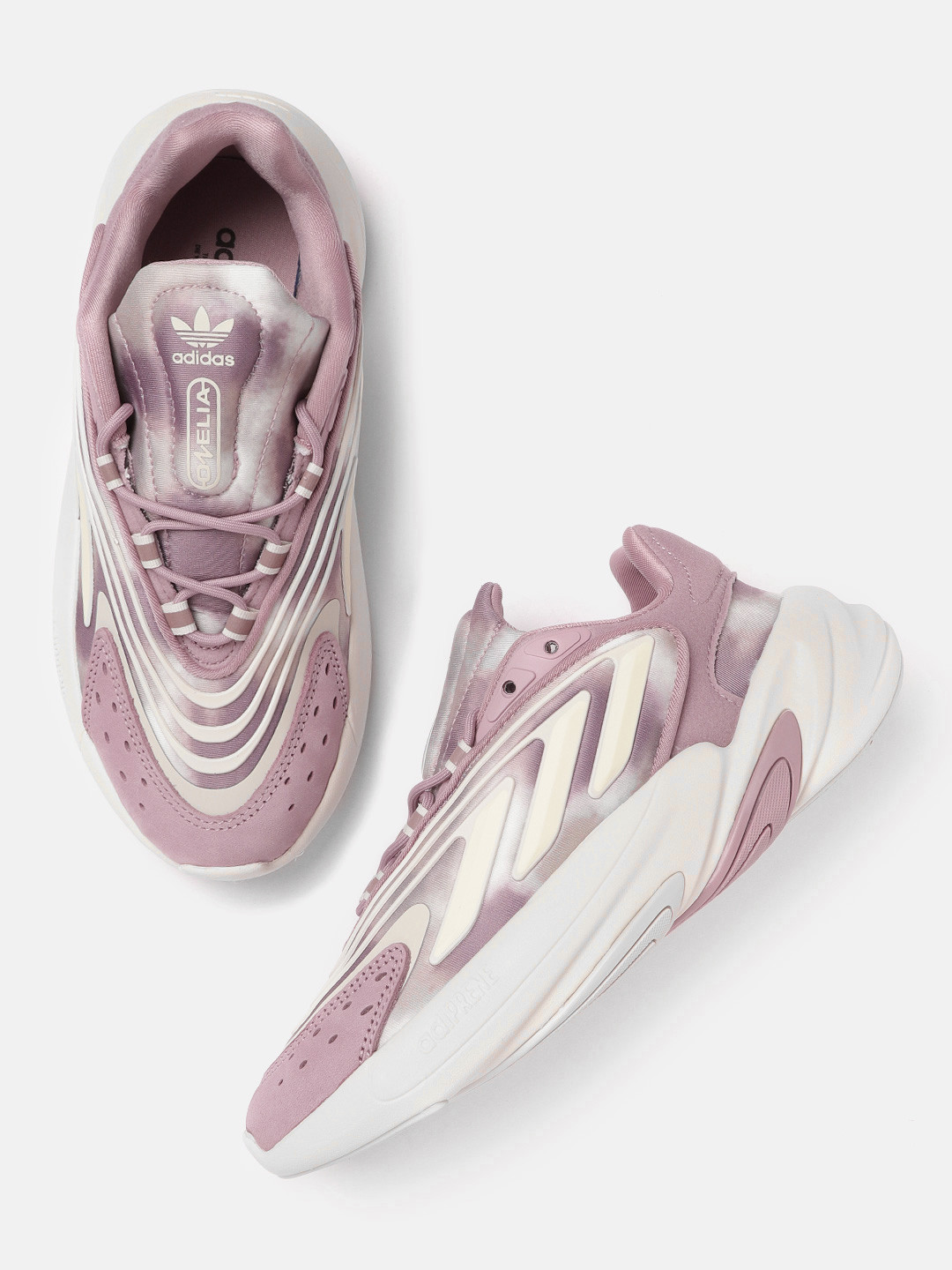 

ADIDAS Originals Women Purple & White Perforations Ozelia Sneakers