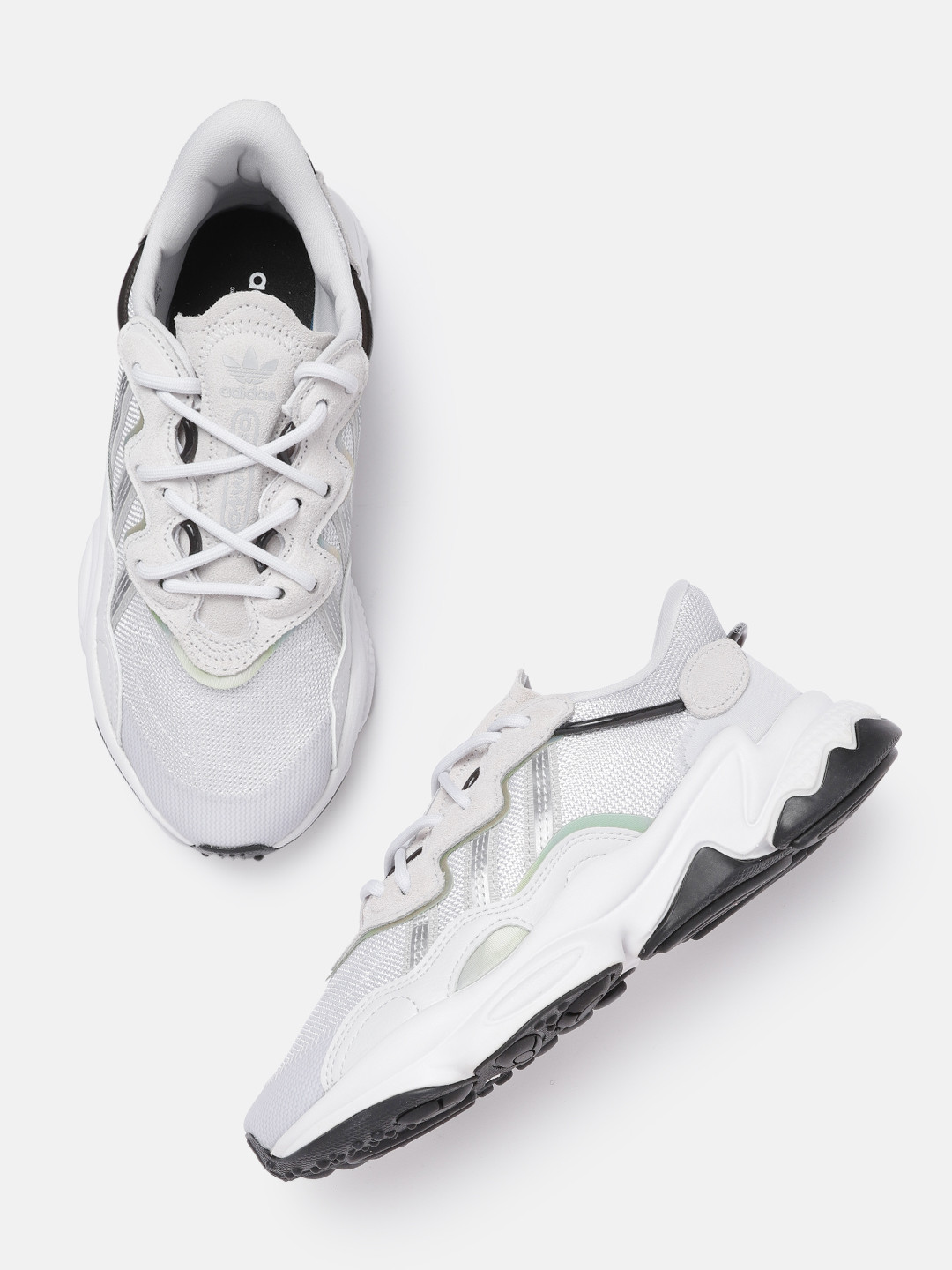 

ADIDAS Originals Women Grey Woven Design Ozweego Ease Sneakers