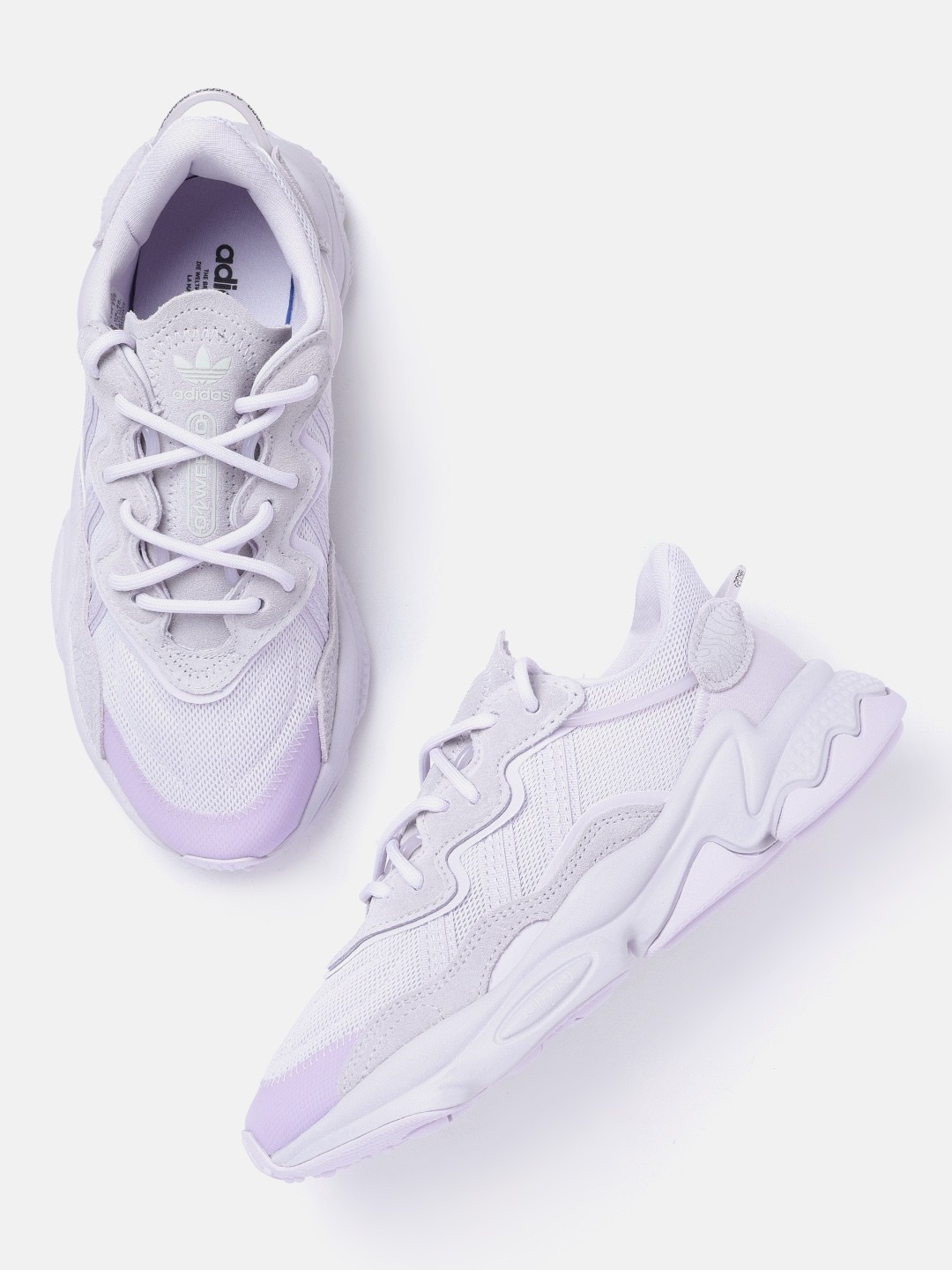 

ADIDAS Originals Women Lavender Woven Design Ozweego Sneakers