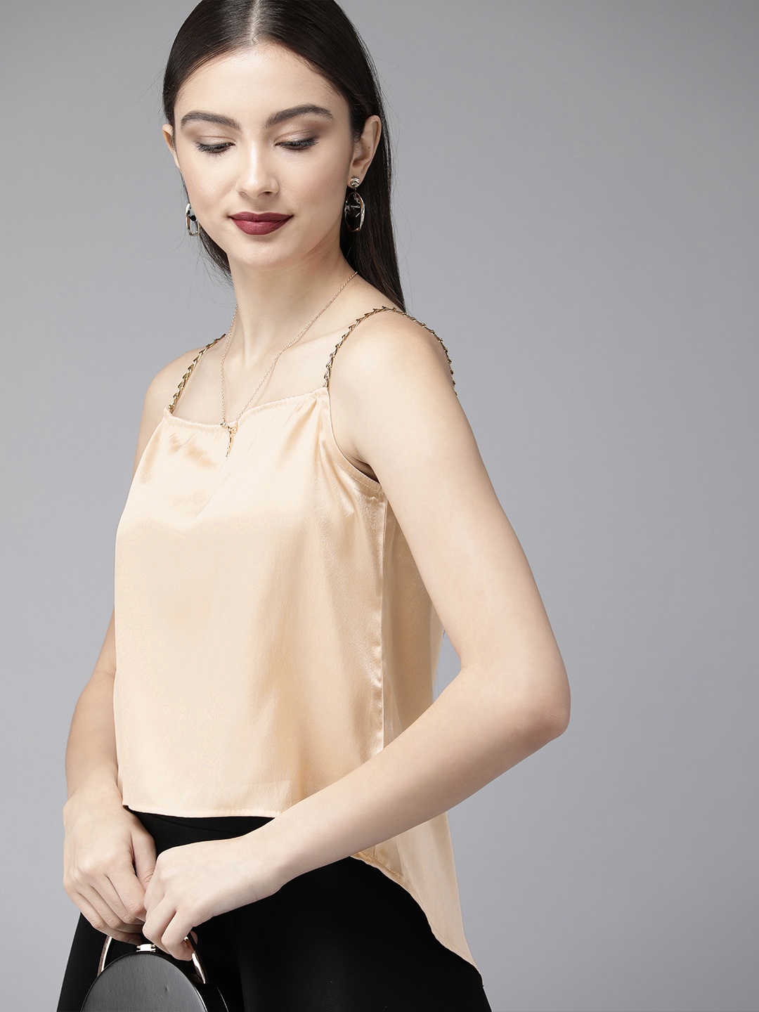 

MISH Champagne Styled Back Top