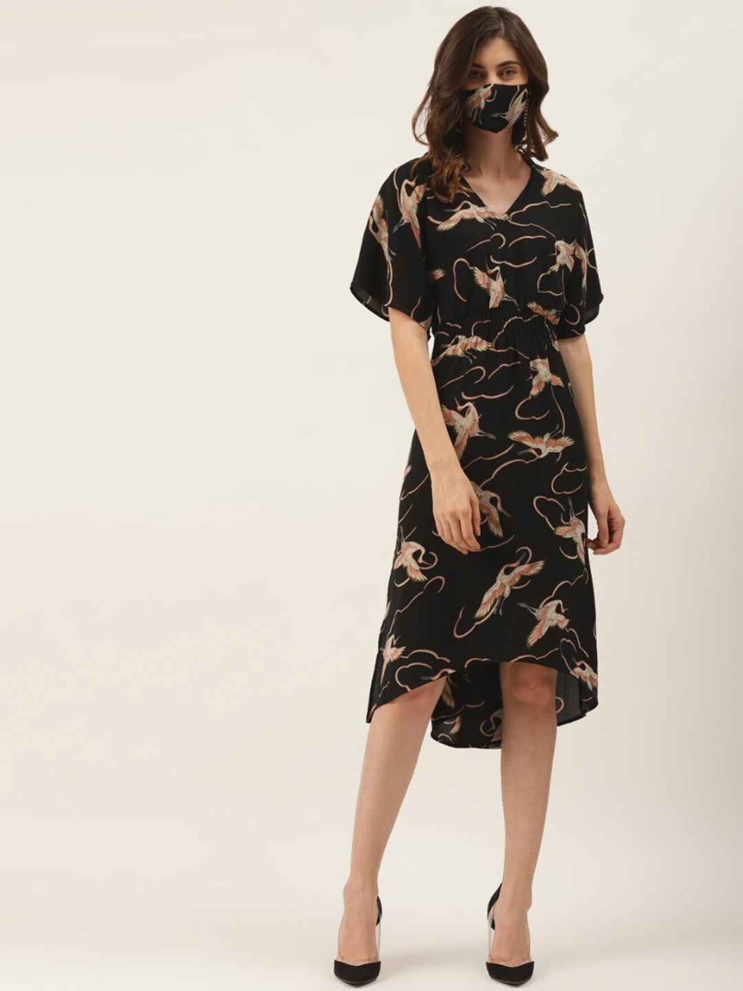 

DIVA WALK EXCLUSIVE Black Crepe Dress