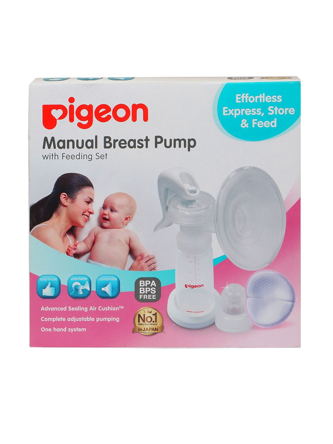 

Pigeon Transparent BPA BPS Free Manual Breast Pump