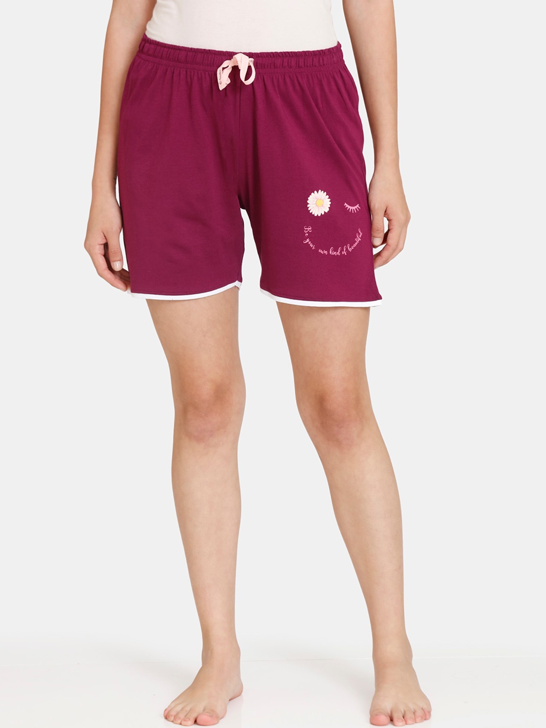

Rosaline by Zivame Women Pink Loose Fit Sports Shorts
