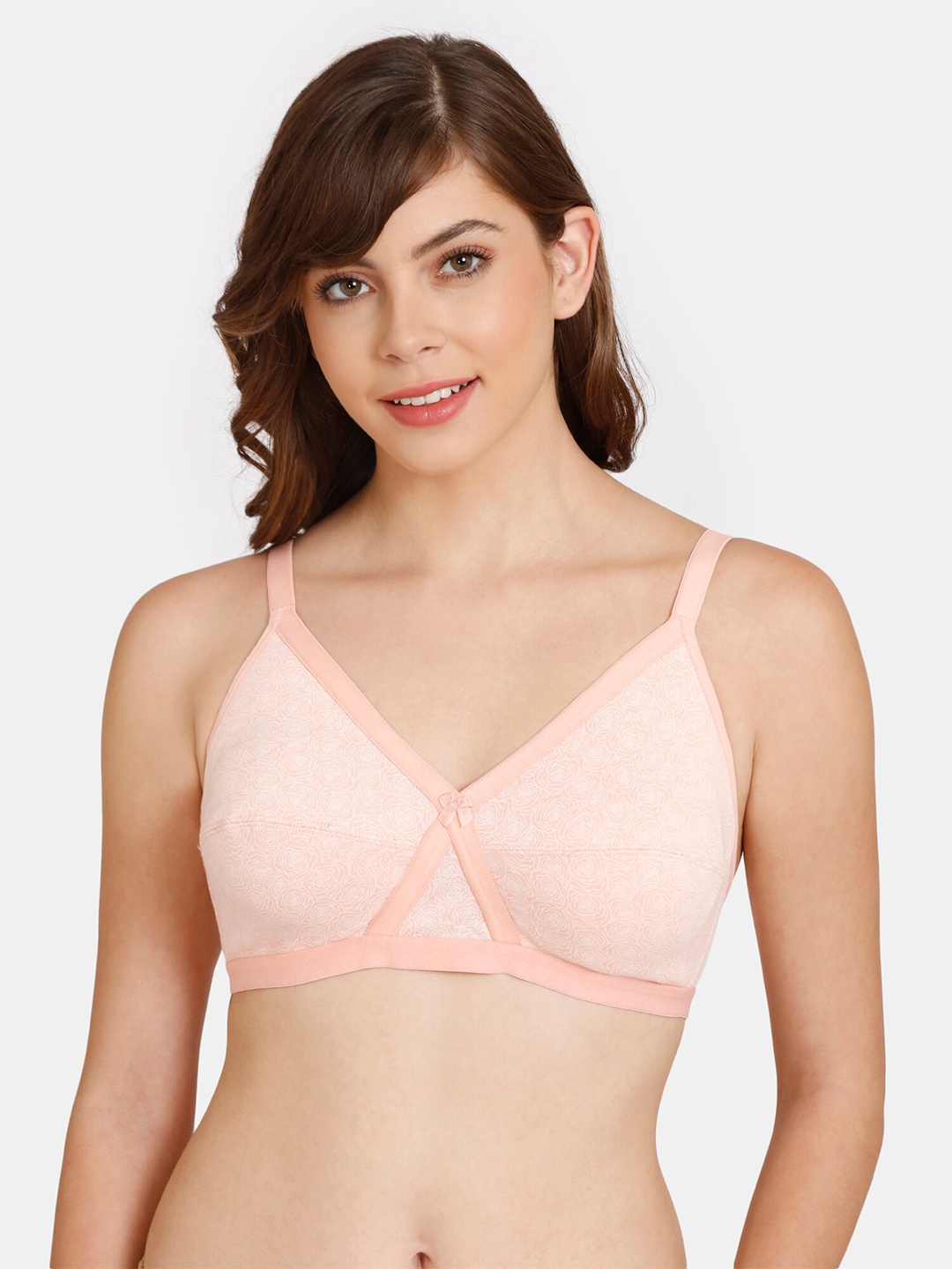 

Rosaline by Zivame Women Blue Bra, Cream