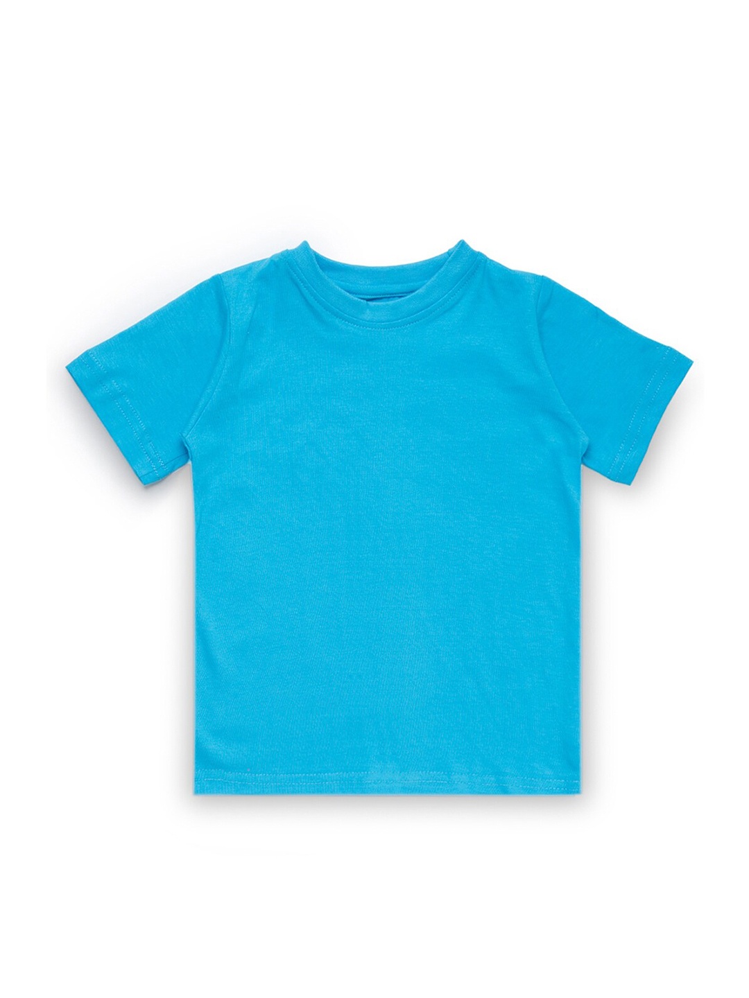 

KAVEE Boys Blue Solid Bio Finish Cotton T-shirt