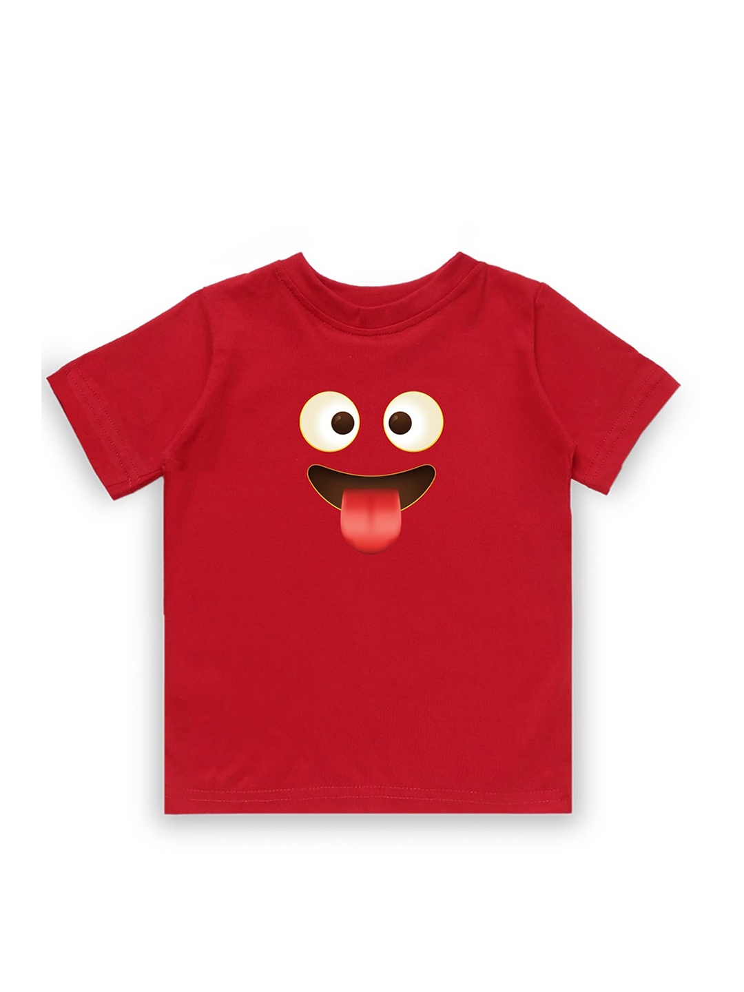 

KAVEE Boys Red Printed Pure Cotton Bio Finish T-shirt