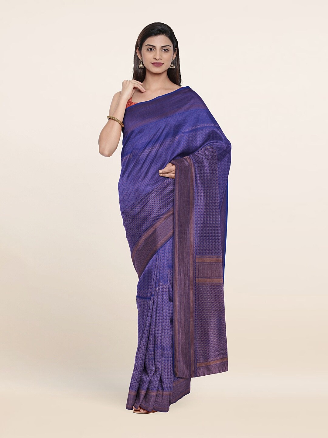 

Pothys Women Blue Sarees