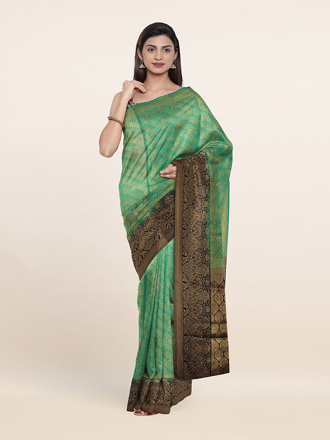 

Pothys Women Green Sarees