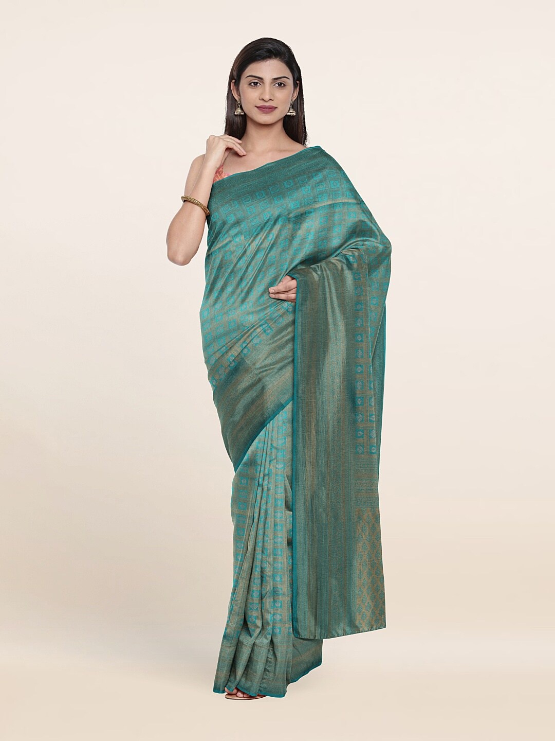 

Pothys Women Blue Sarees