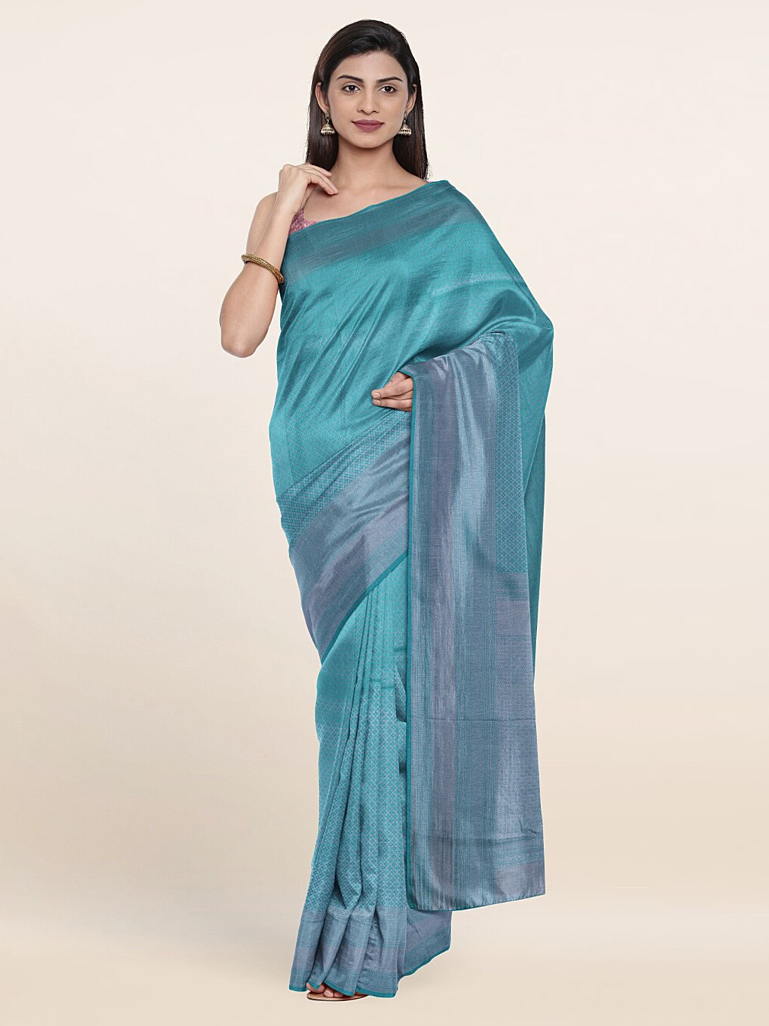 

Pothys Women Blue Sarees