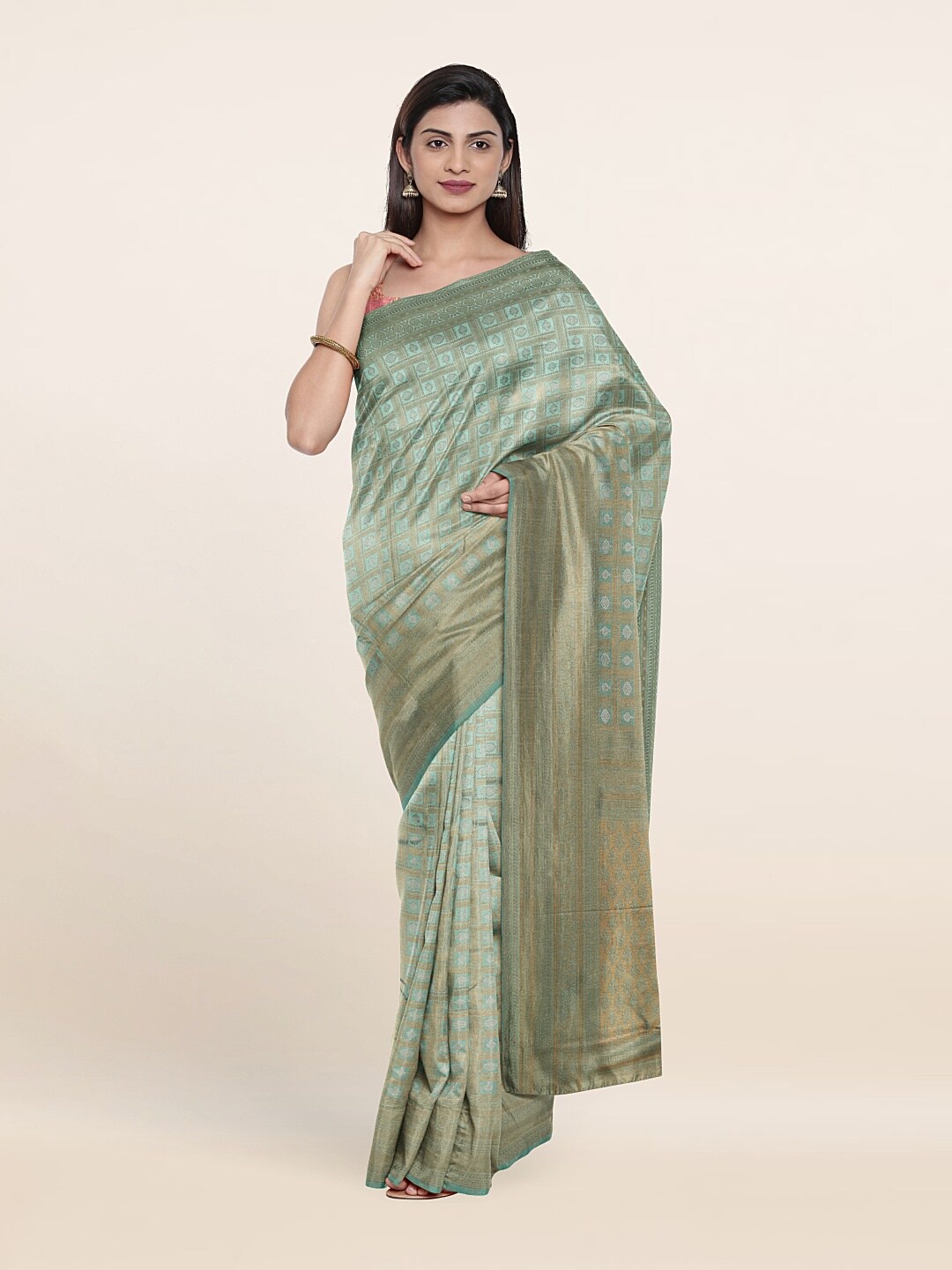 

Pothys Women Blue Sarees