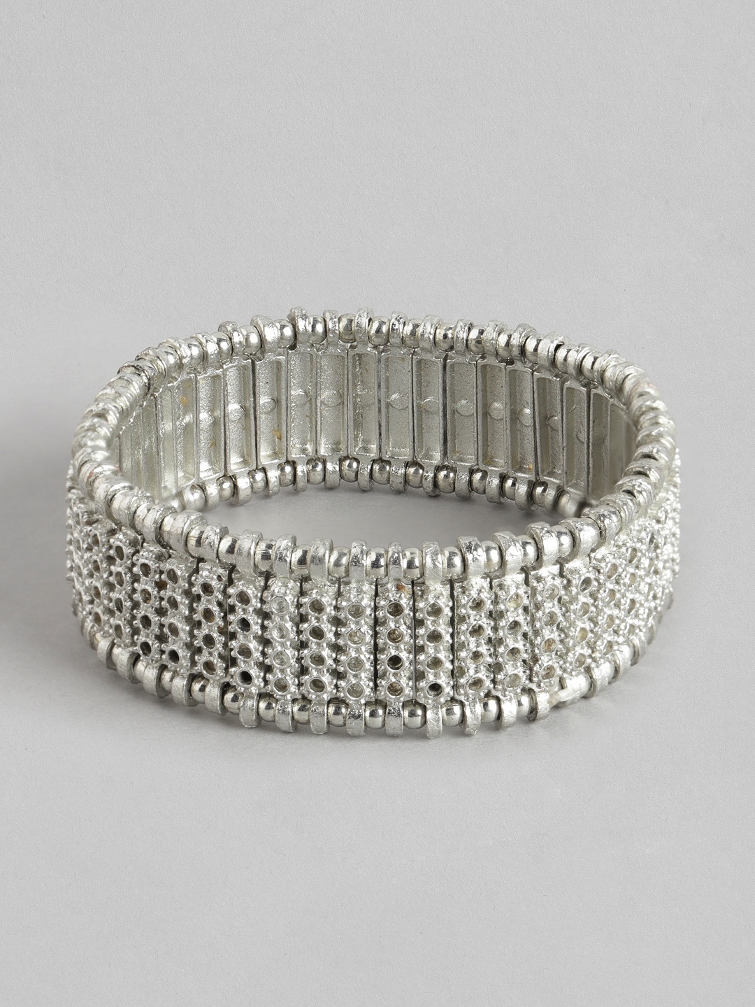 

RICHEERA Women Silver-Plated Cuff Bracelet