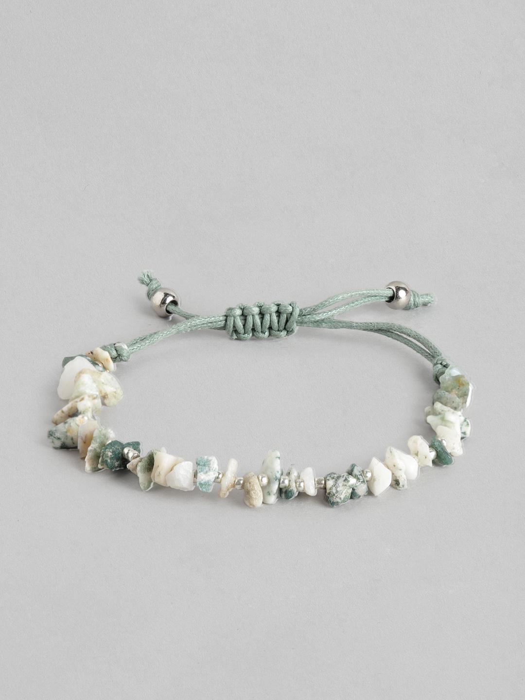 

RICHEERA Women Green & White Armlet Bracelet