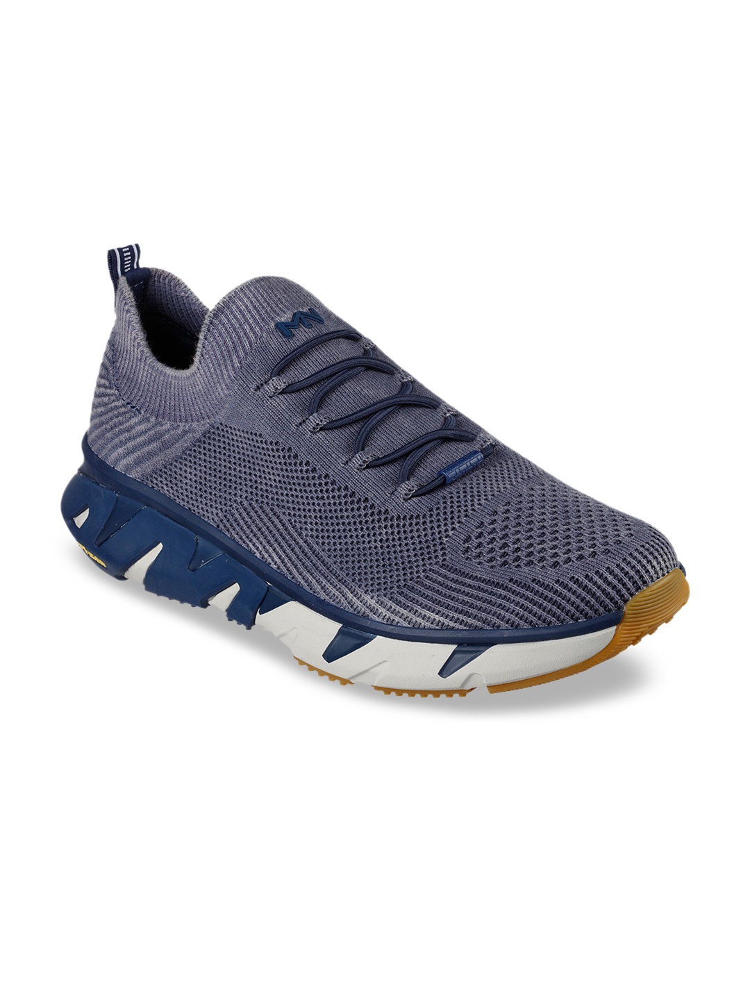 

Skechers Men Navy Blue Striped Slip-On Sneakers