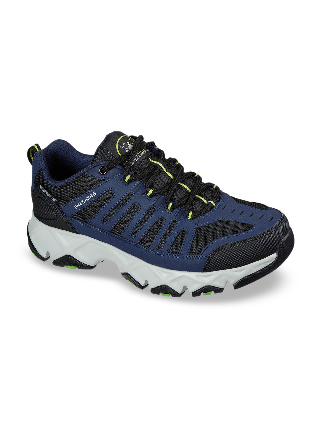 

Skechers Men Navy Blue Printed Trekking Shoes