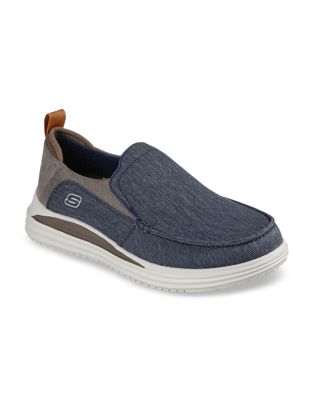 

Skechers Men Navy Blue Slip-On Sneakers
