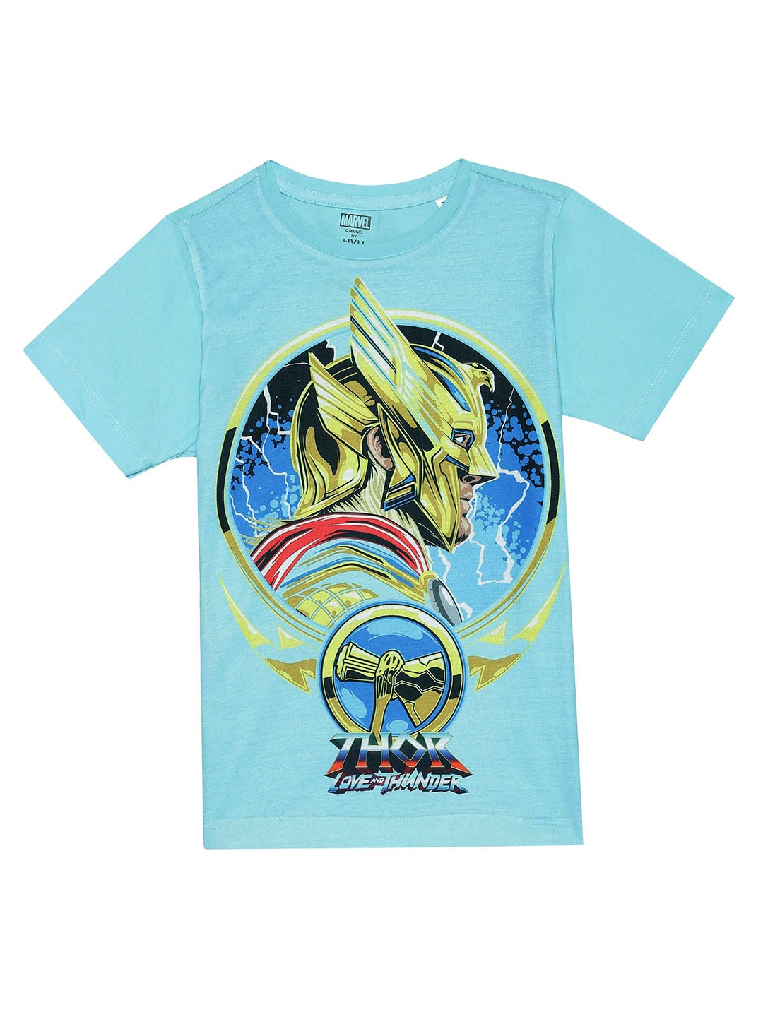 

Marvel by Wear Your Mind Boys Blue Printed Cotton T-shirt