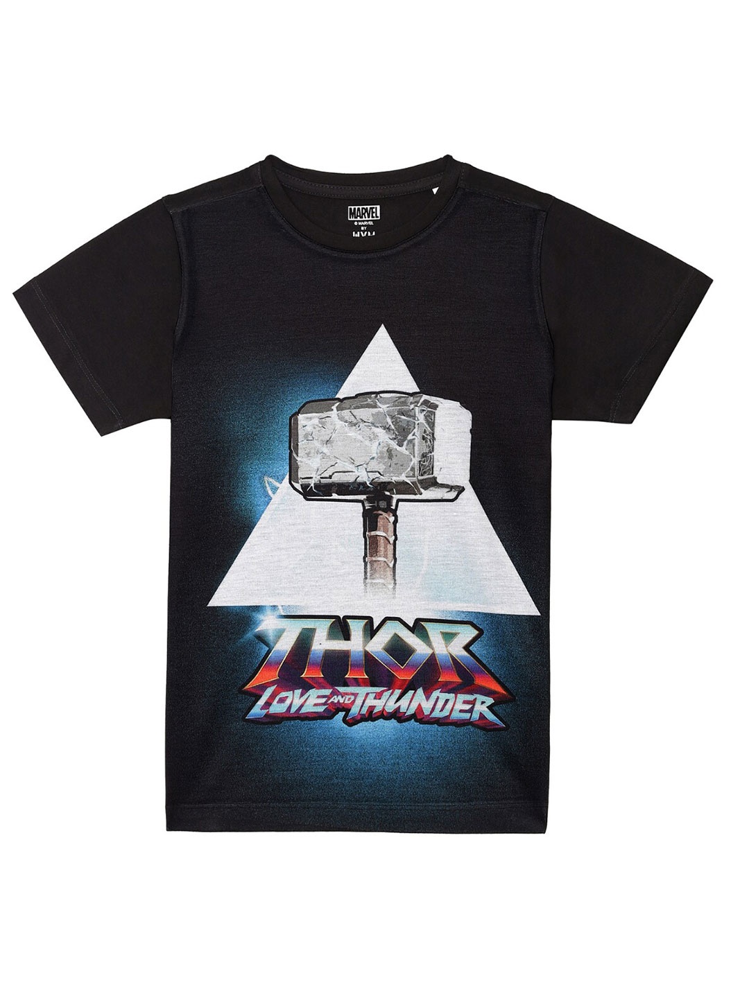 

Marvel by Wear Your Mind Boys Black Printed T-shirt
