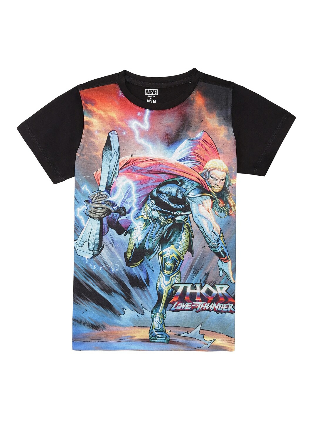 

Marvel by Wear Your Mind Boys Black Outdoor T-shirt