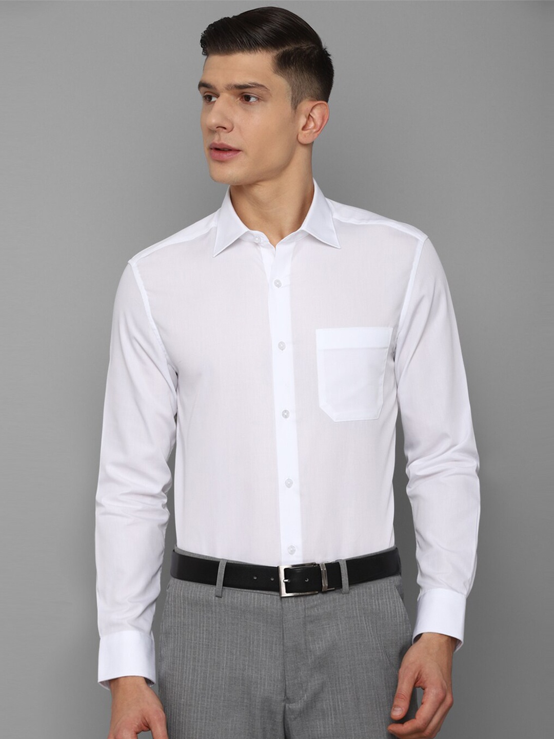 

Louis Philippe Men White Formal Shirt