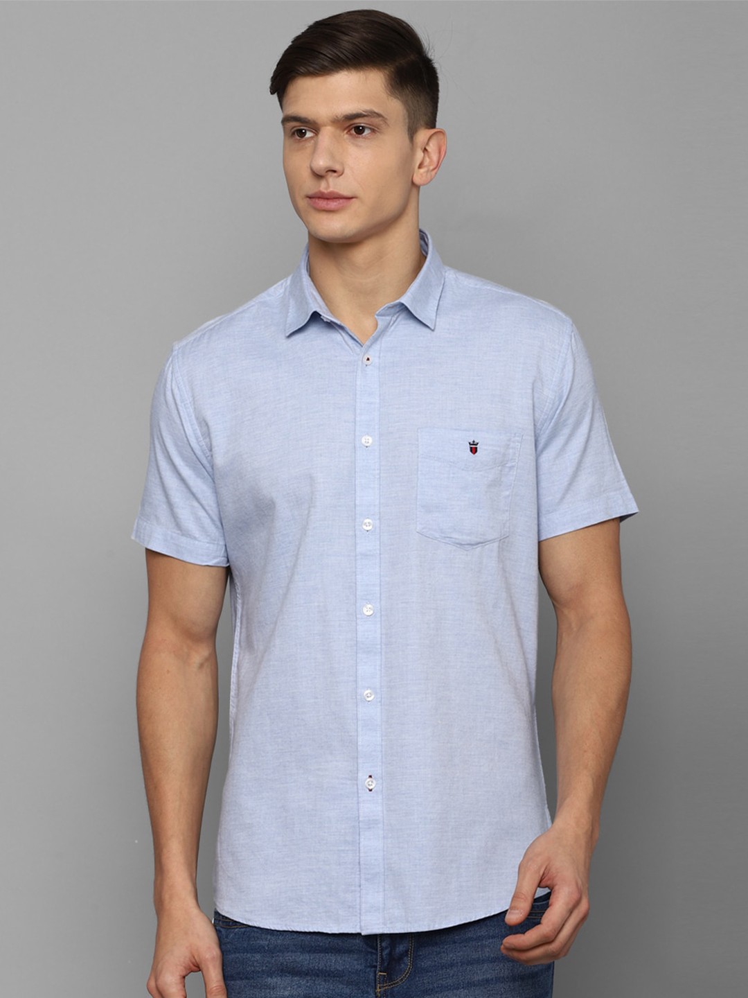 

Louis Philippe Sport Men Blue Slim Fit Casual Shirt