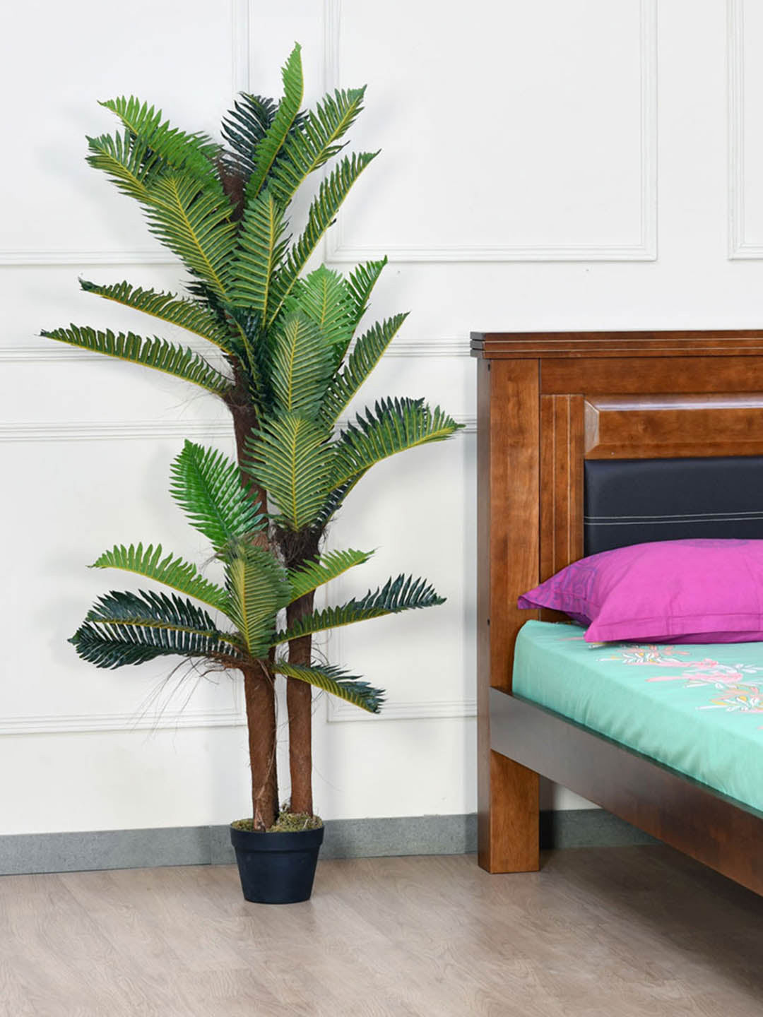 

Athome by Nilkamal Green & Brown Artificial Coconut Tree