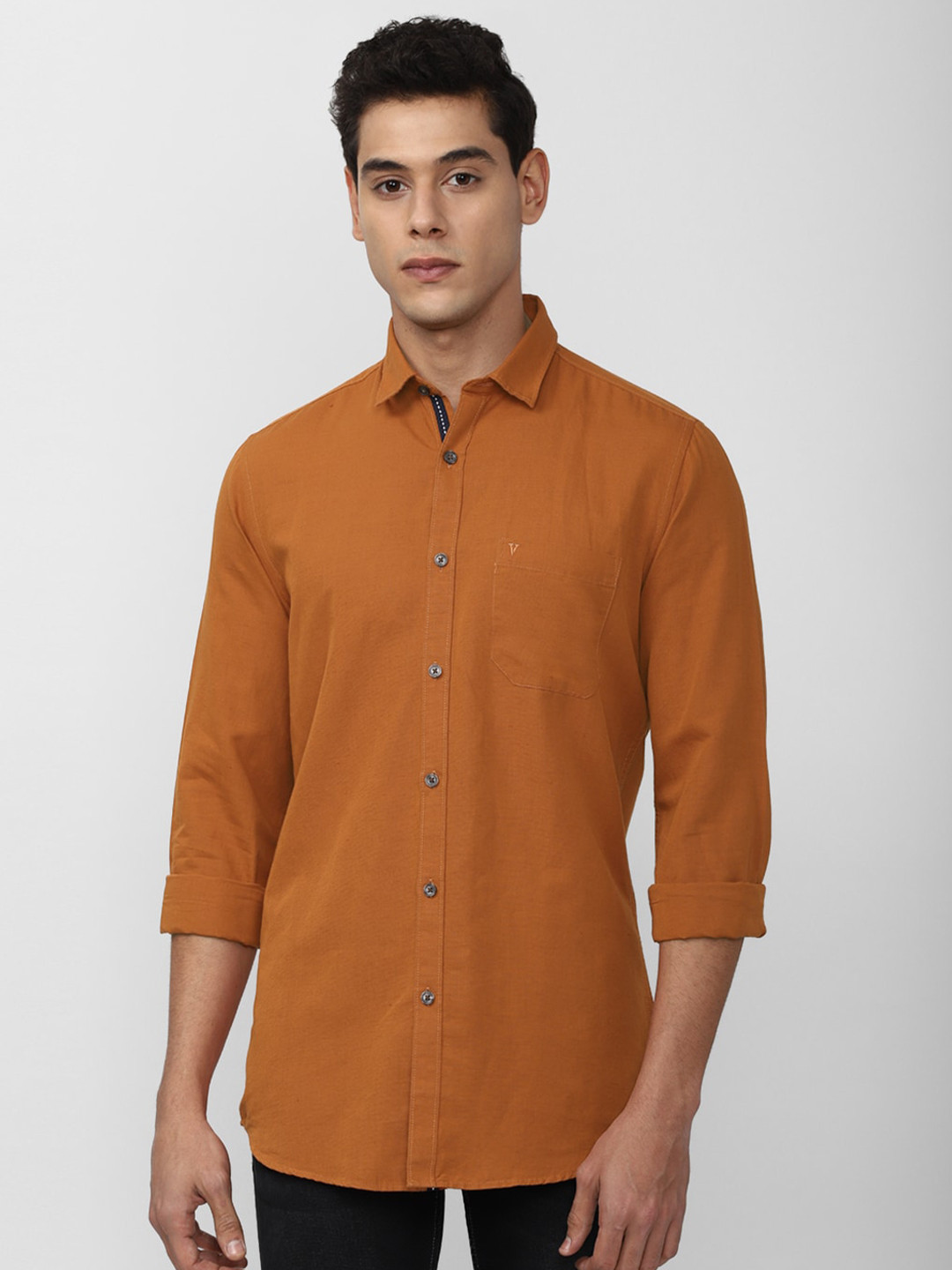 

Van Heusen Sport Men Brown Slim Fit Casual Shirt