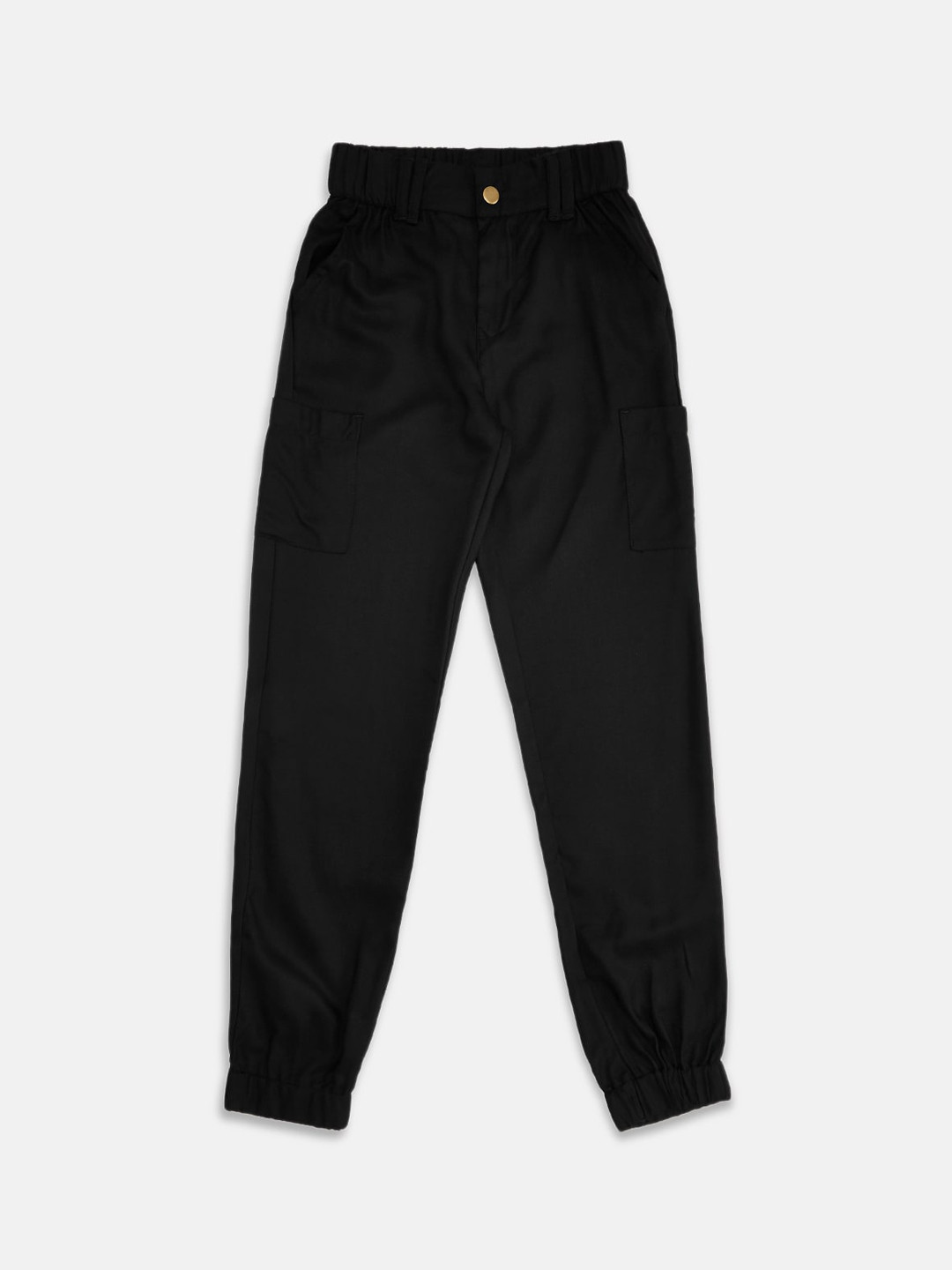 

Pantaloons Junior Girls Black Joggers Trousers