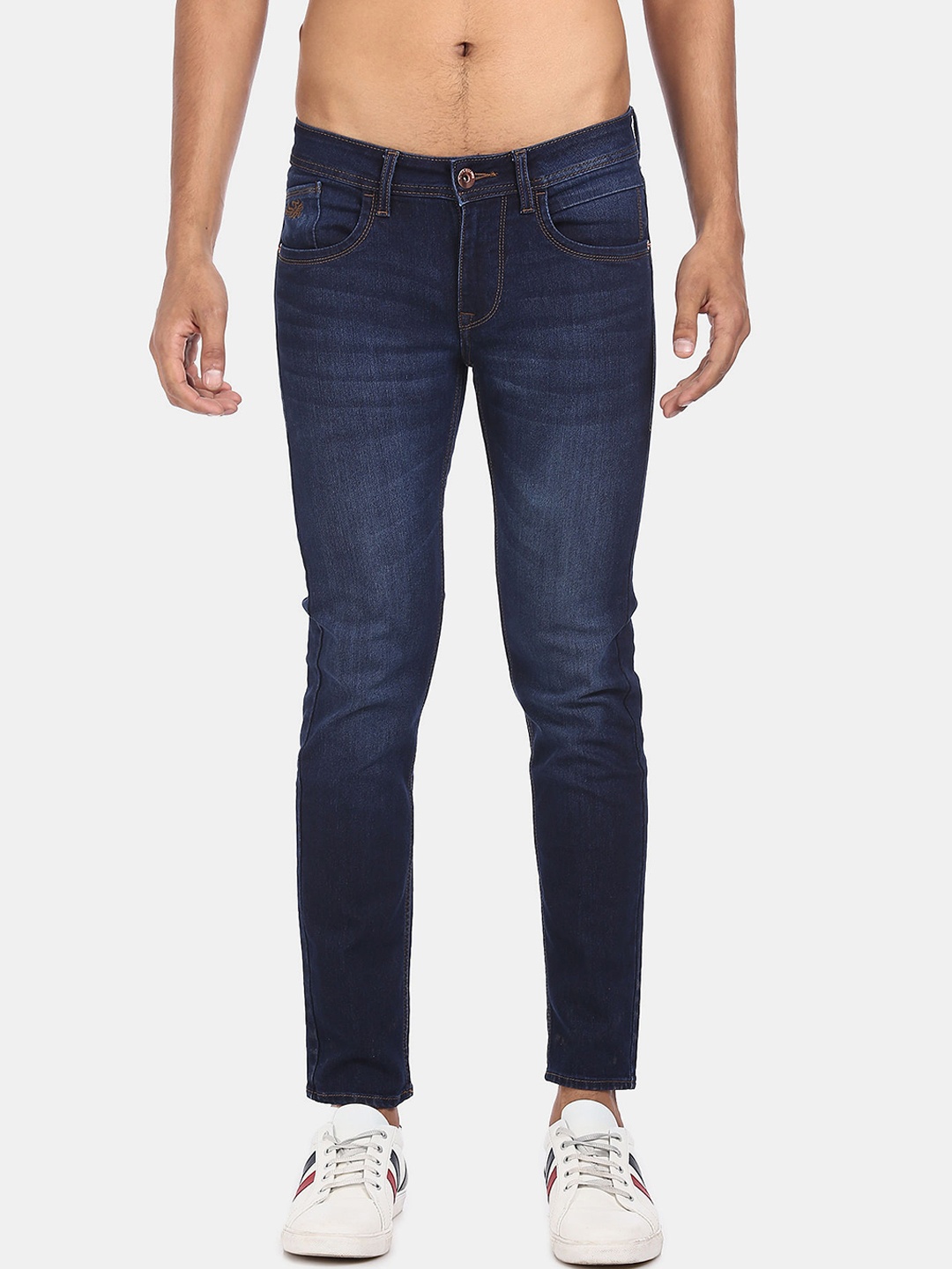 

Flying Machine Men Blue Slim Fit Mid Rise Light Fade Jeans