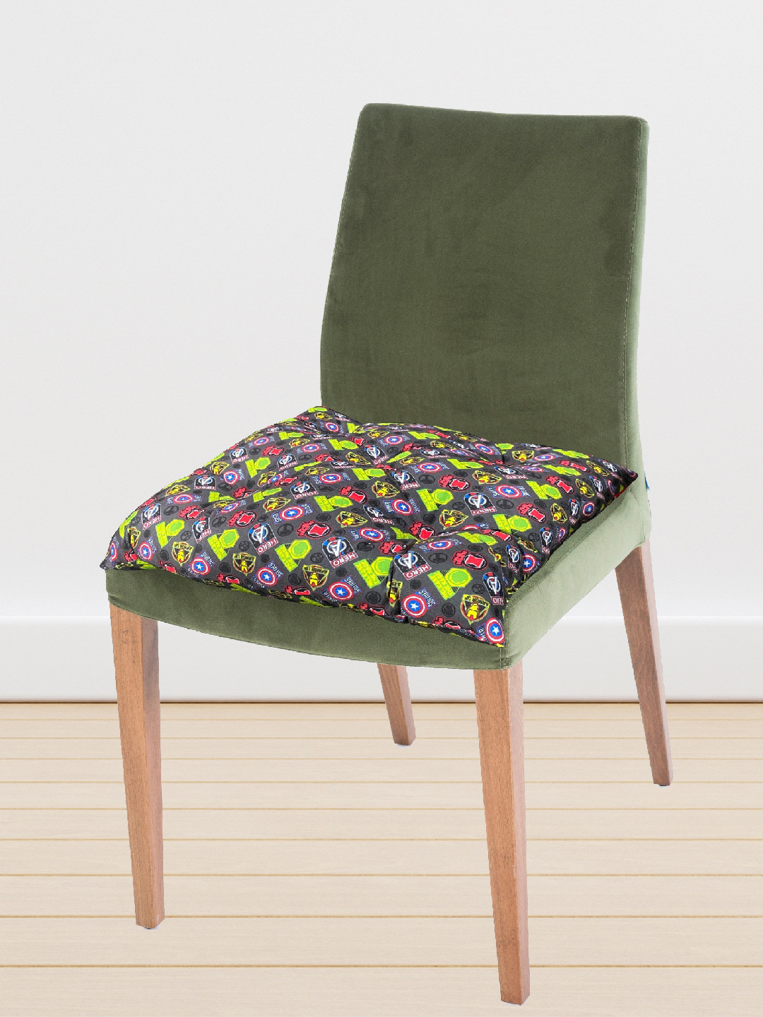 

Marvel Multicolored Marvel Printed Chair Pad, Multi