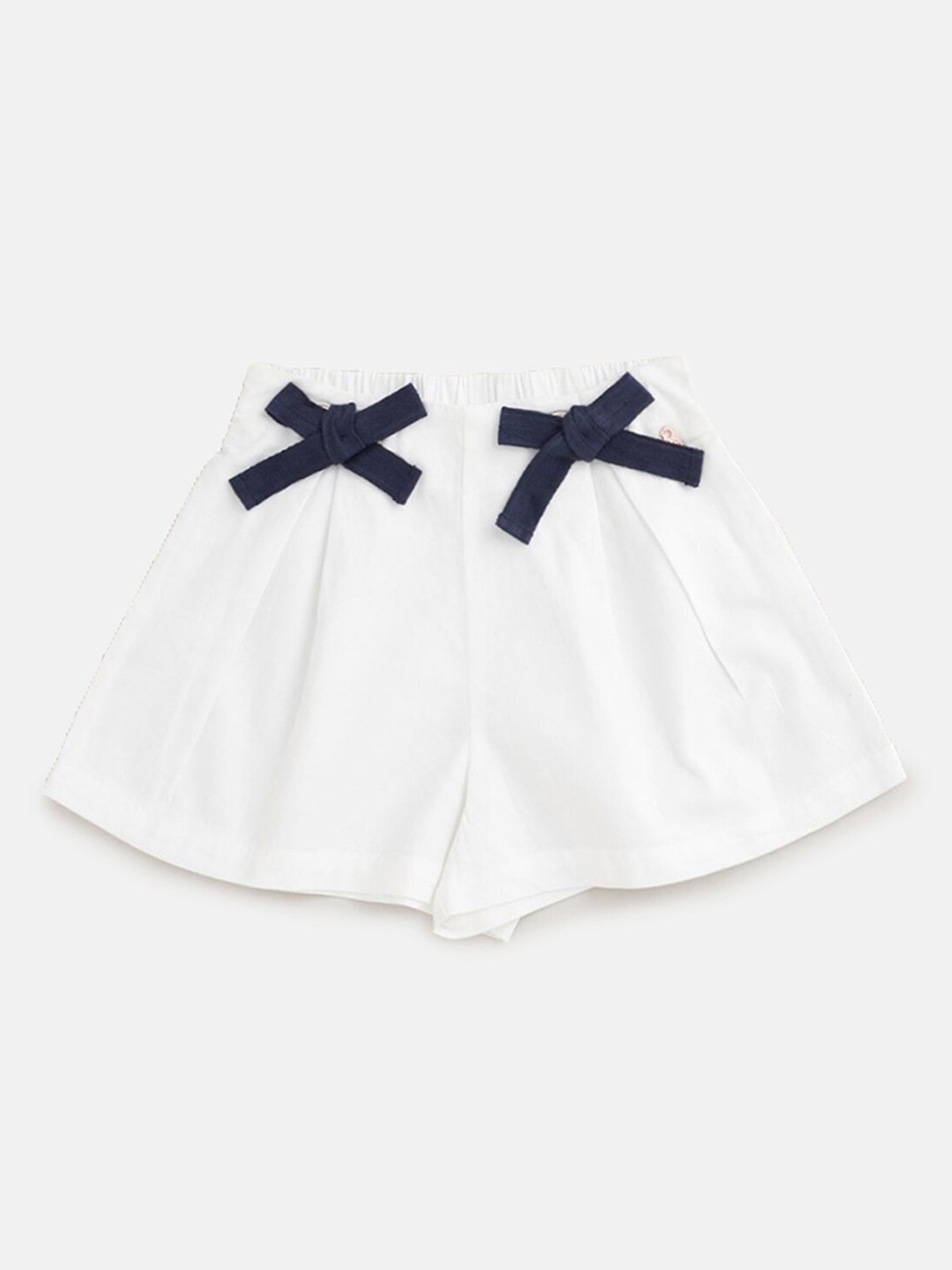

Angel & Rocket Girls White Slim Fit Cotton Regular Shorts