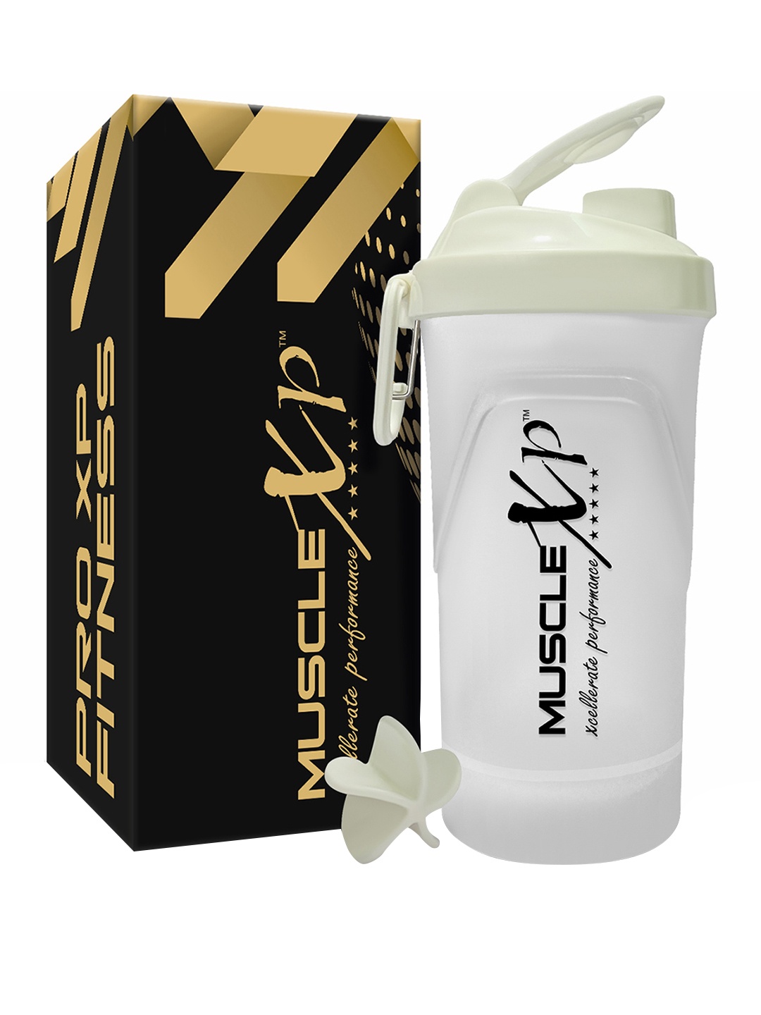 

MUSCLEXP White PRO XP Leakproof Shaker, 700 ml