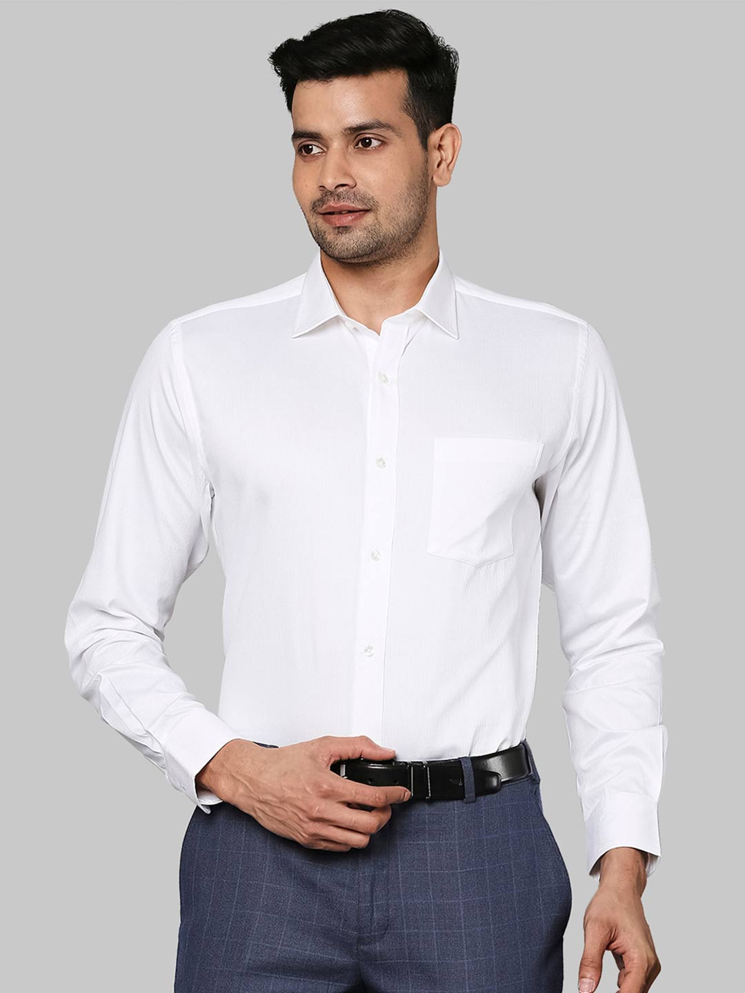 

Park Avenue Men White Formal Shirt