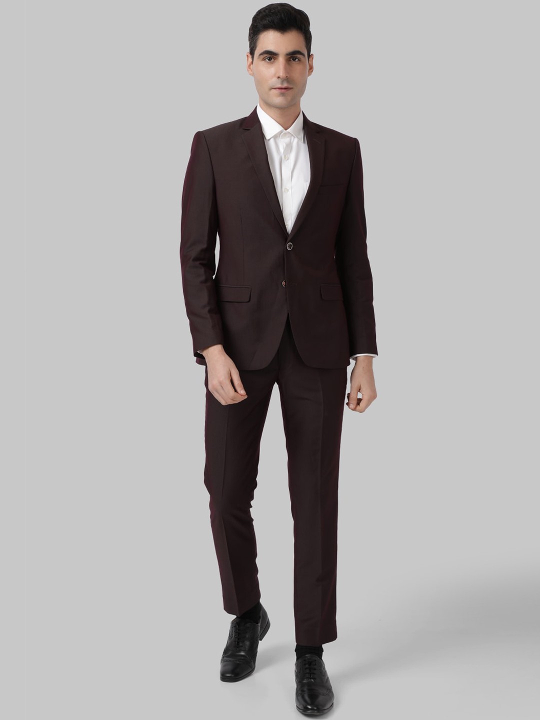 

Park Avenue Super Slim-Fit Maroon Suits