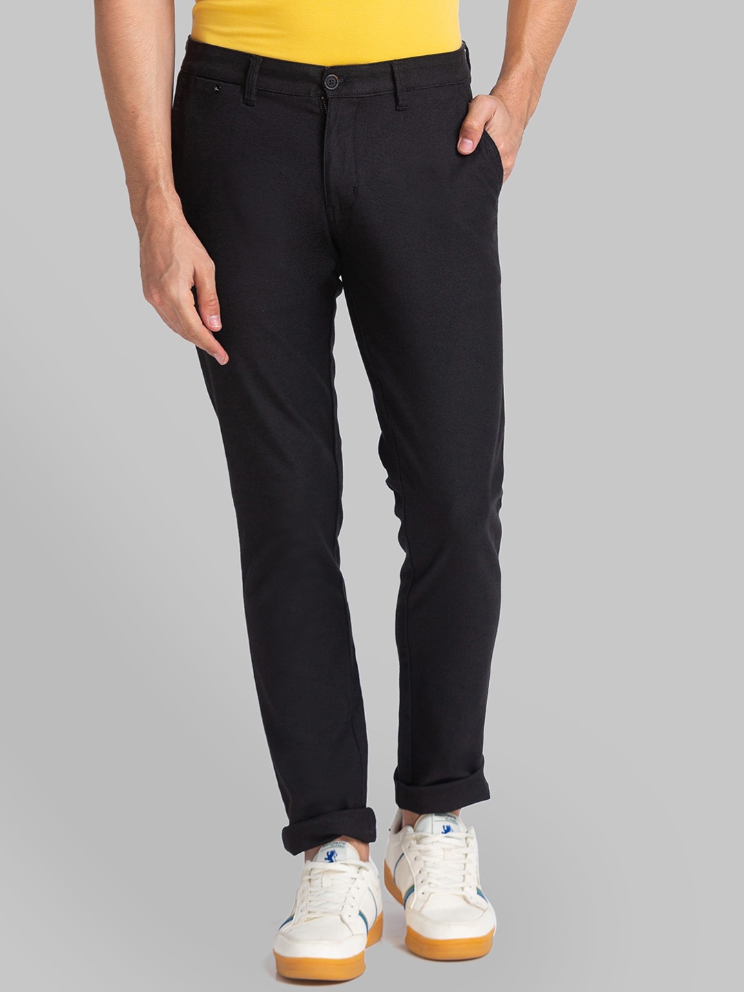 

Parx Men Blue Tapered Fit Trousers