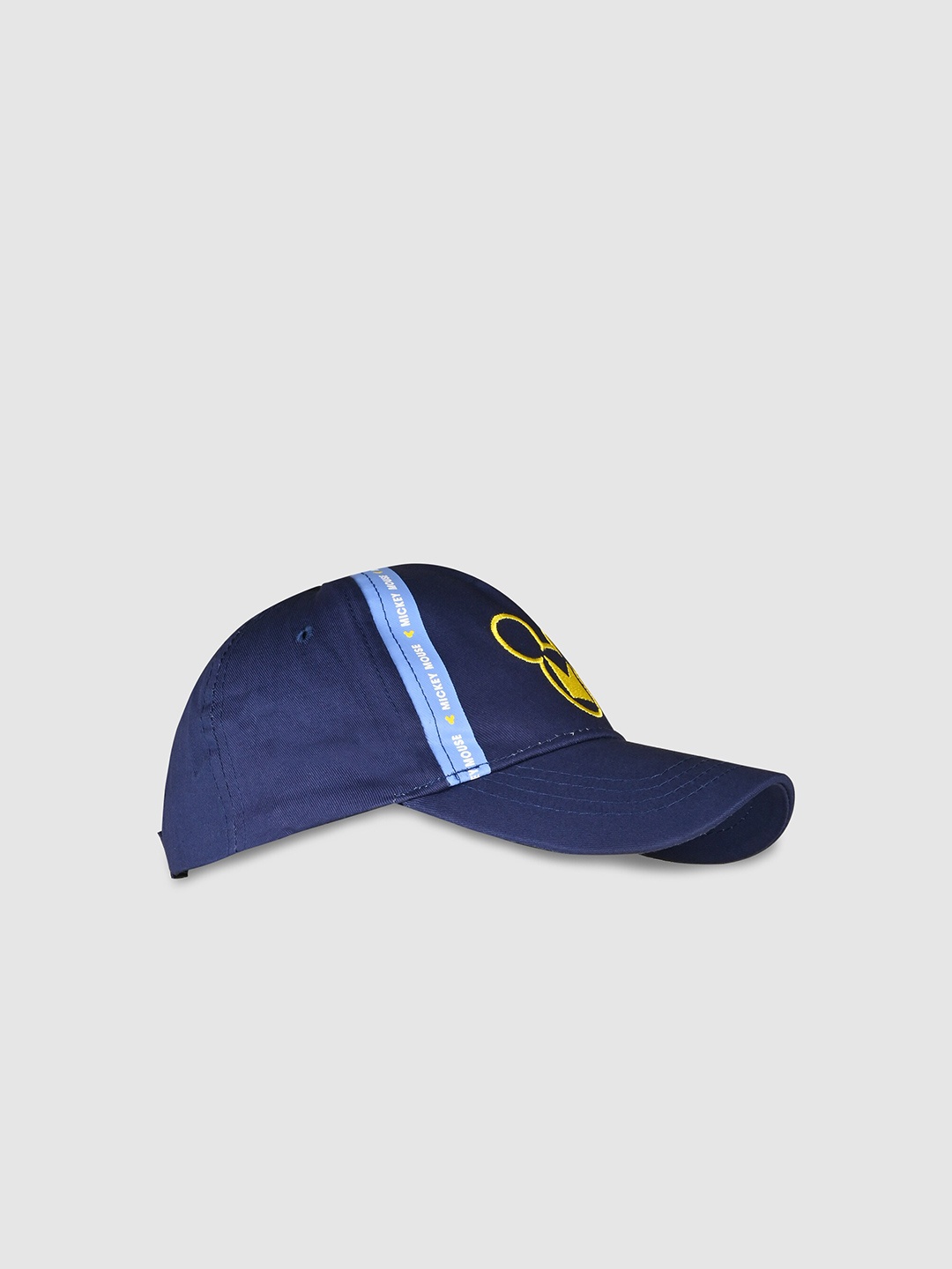 

Disney Unisex Kids Navy Blue & Yellow Printed Baseball Cap