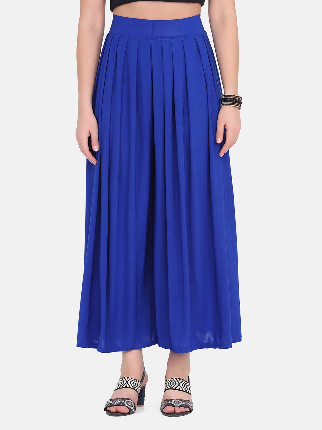 

BUY NEW TREND Women Blue Palazzos