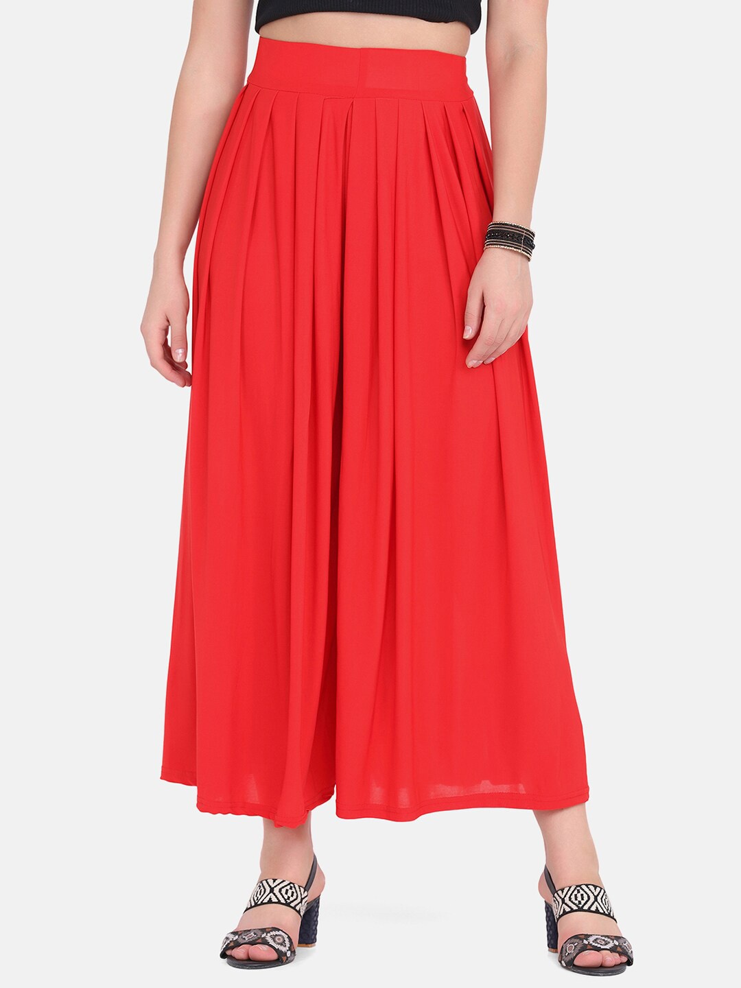 

BUY NEW TREND Women Red Palazzos