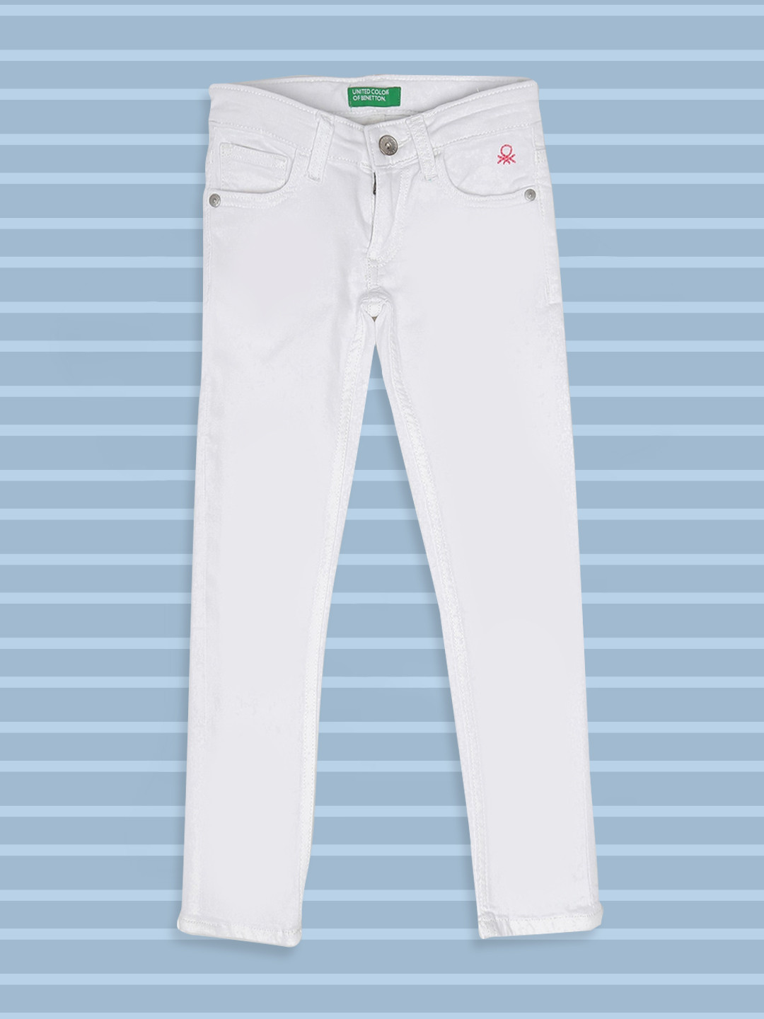 

United Colors of Benetton Girls White Jeans