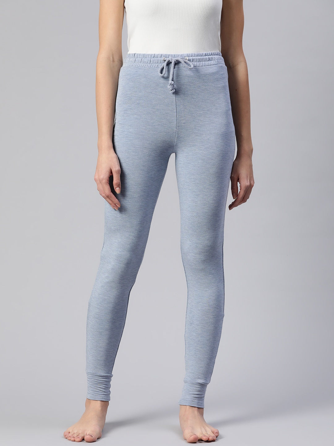 

Marks & Spencer Women Knitted Regular Fit Lounge Pants, Grey melange