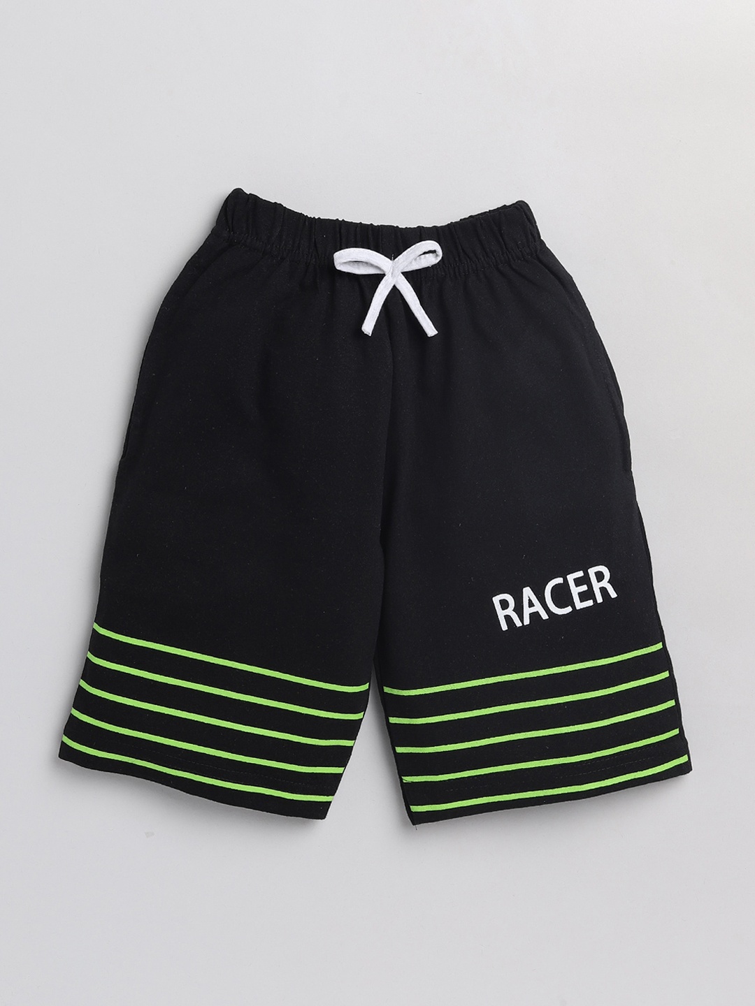 Toonyport Boys Black Striped Outdoor Shorts