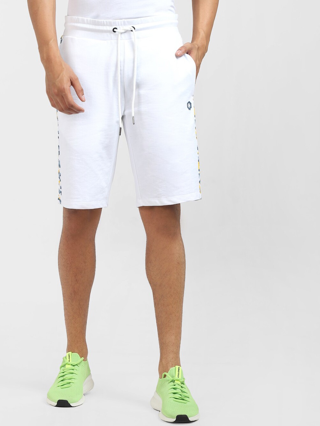 

Jack & Jones Men White Regular Shorts