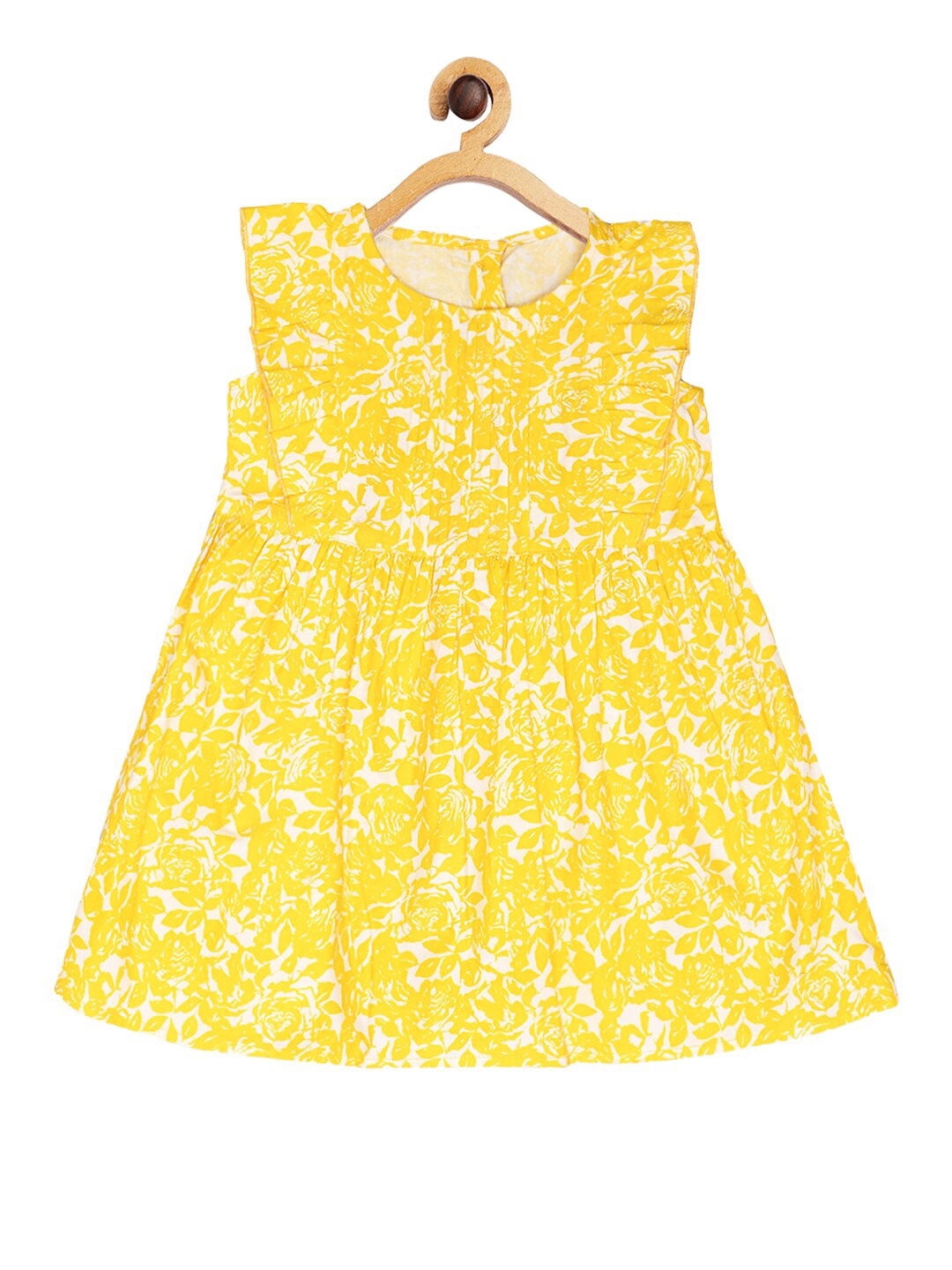 

Creative Kids Yellow Floral A-Line Dress