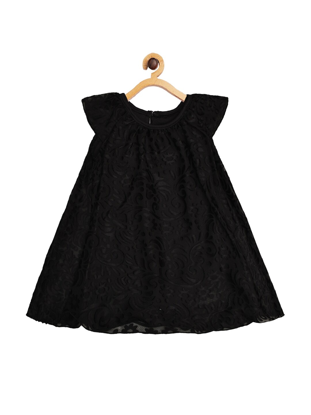 

Creative Kids Black Layered A-Line Dress