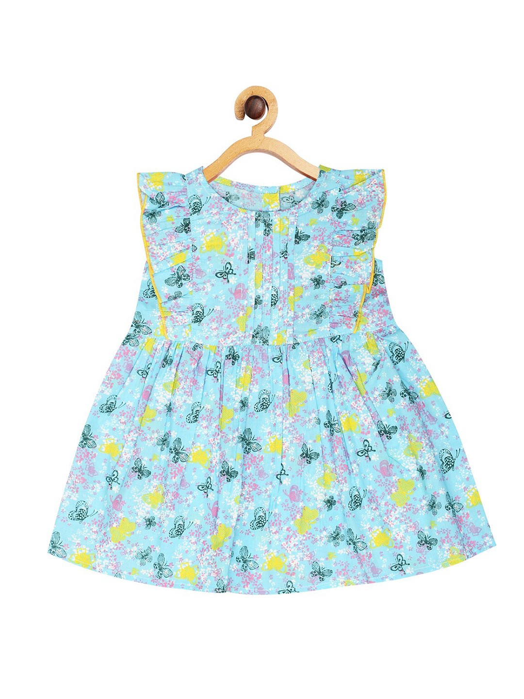 

Creative Kids Turquoise Blue Floral Dress