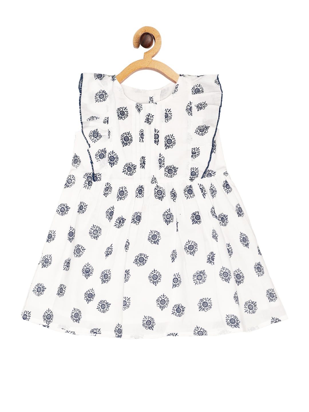

Creative Kids White Floral A-Line Dress