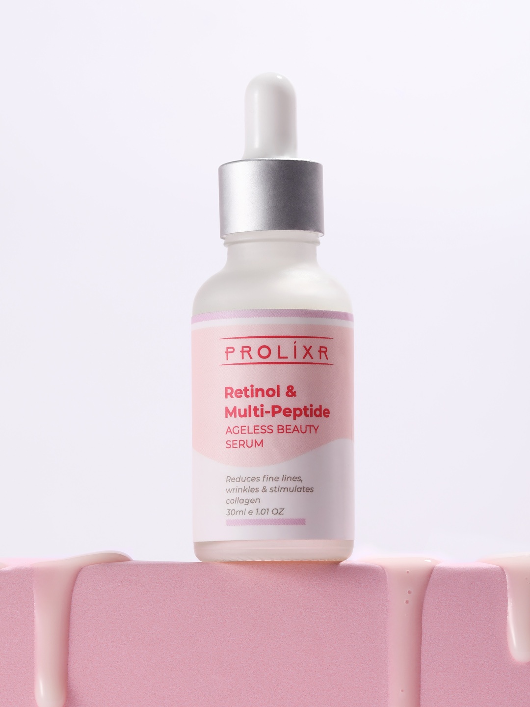 

PROLIXR Retinol & Multi-Peptide Anti-Ageing Serum to Reduces Signs of Ageing - 30ml, Pink