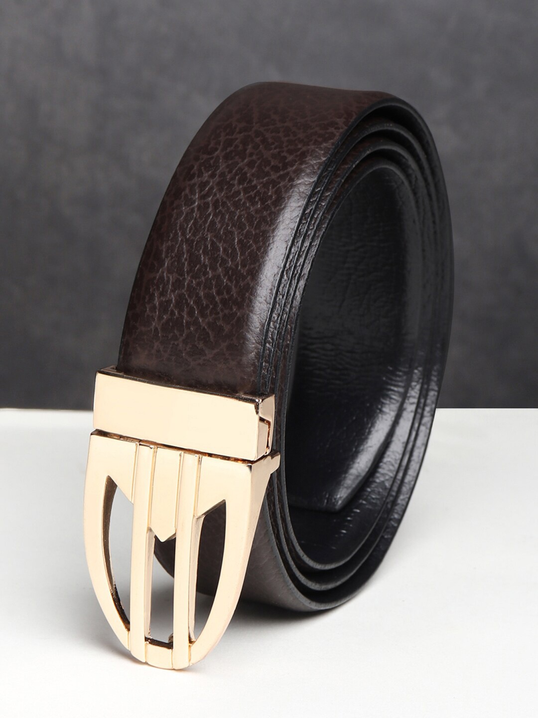 

Teakwood Leathers Men Black Belts