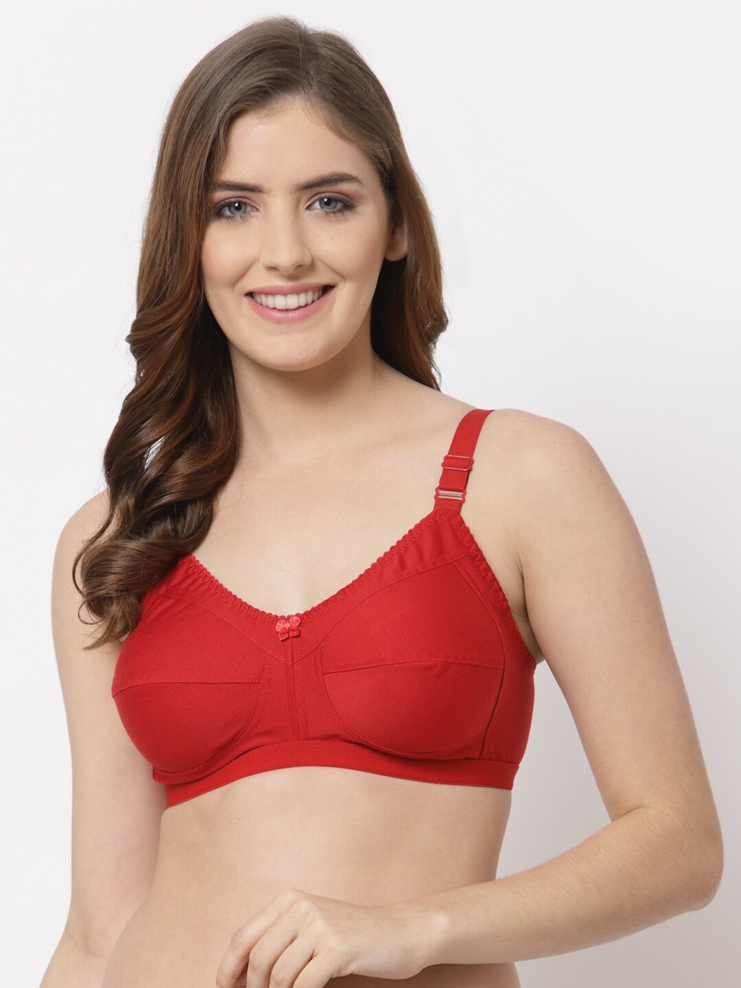 

CUKOO Red Bra Lightly Padded